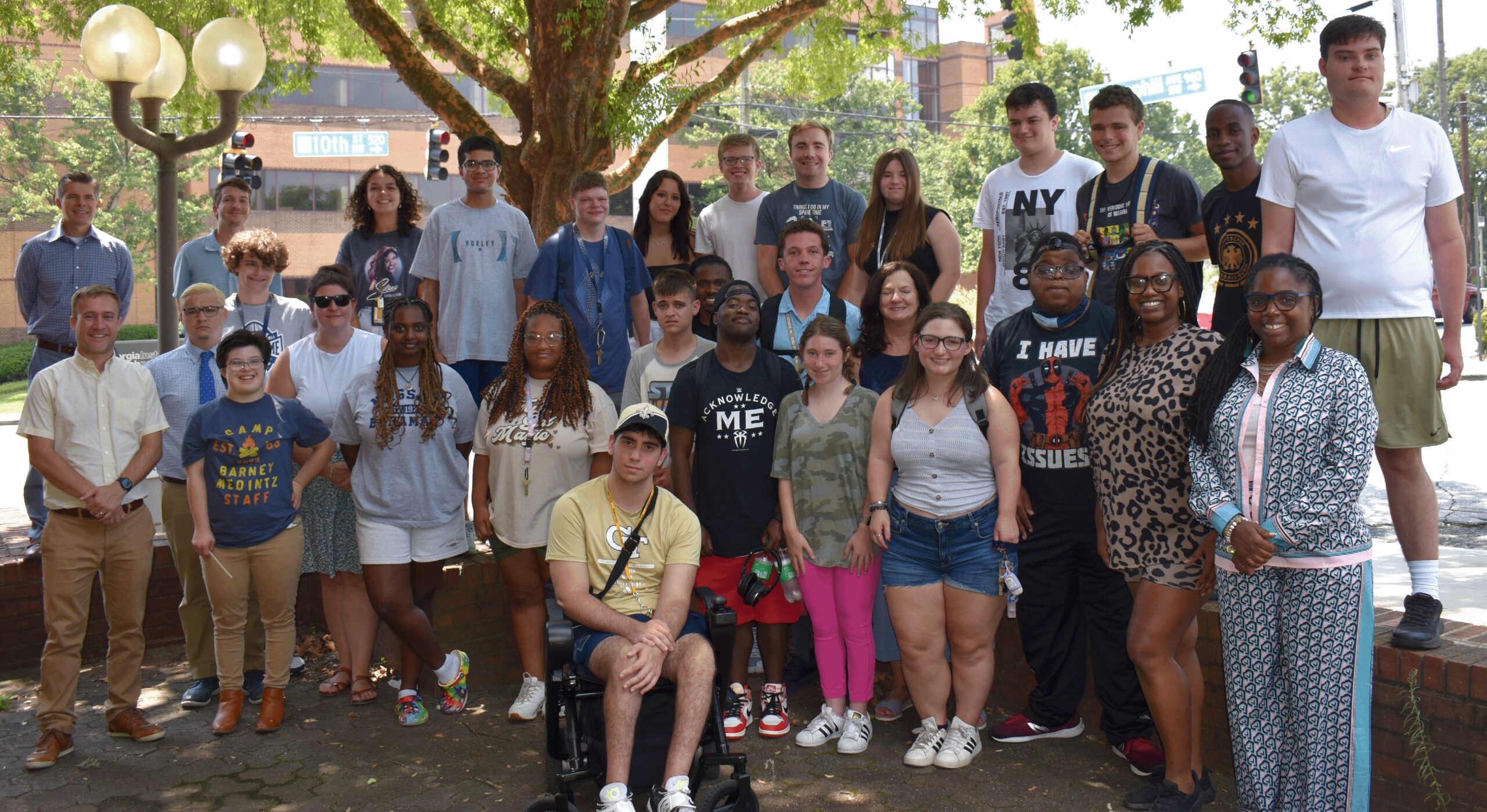 Group photo of EXCEL students.